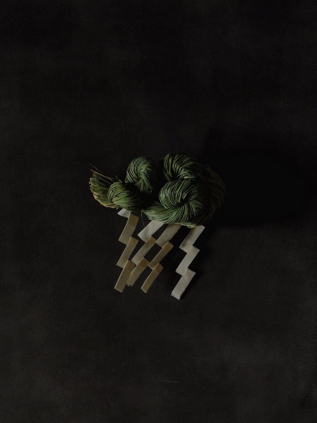 Thundercloud Shimenawa 正月 雷雲のしめ飾り