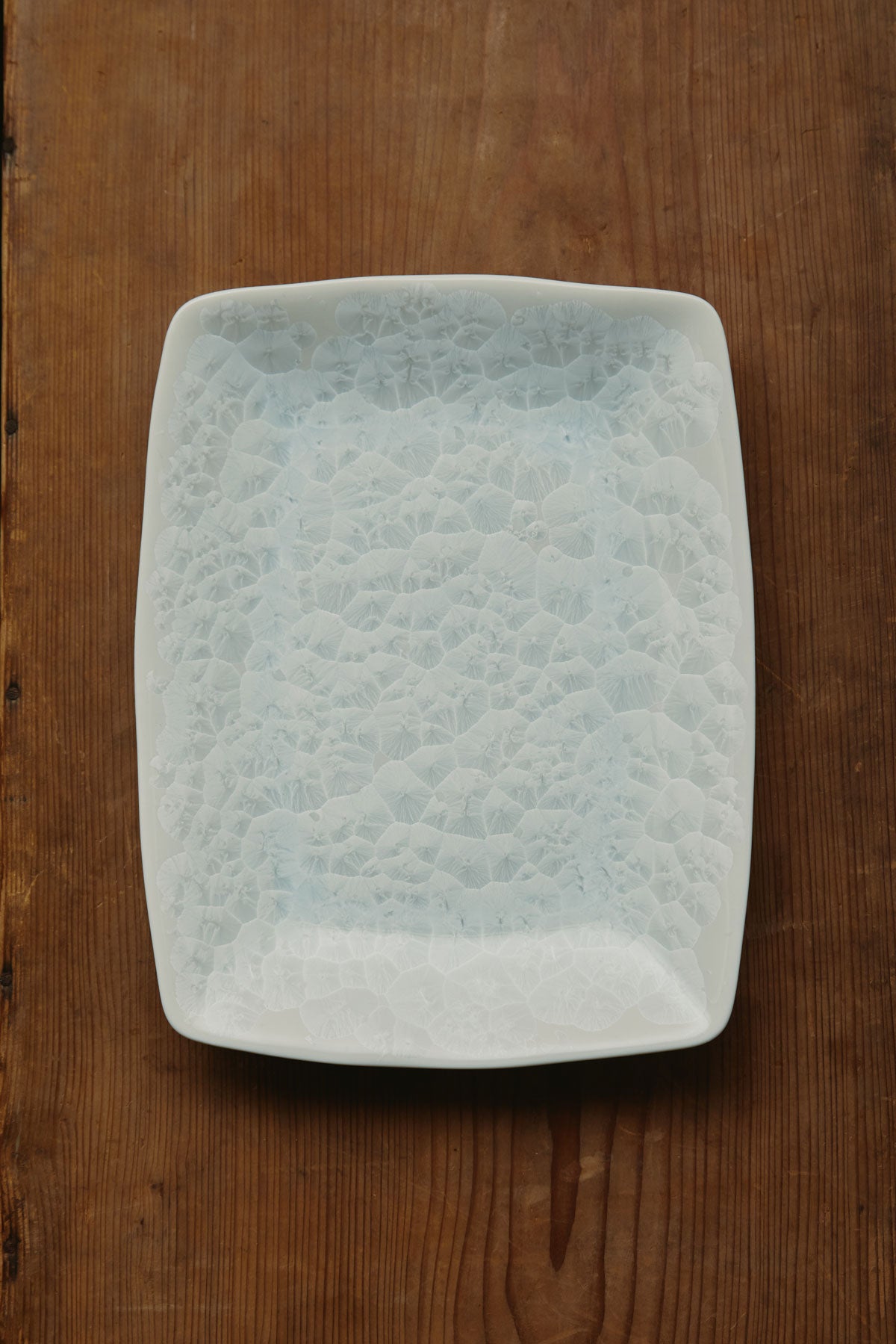 Hana-kessho Rectangular-Shaped Dish
