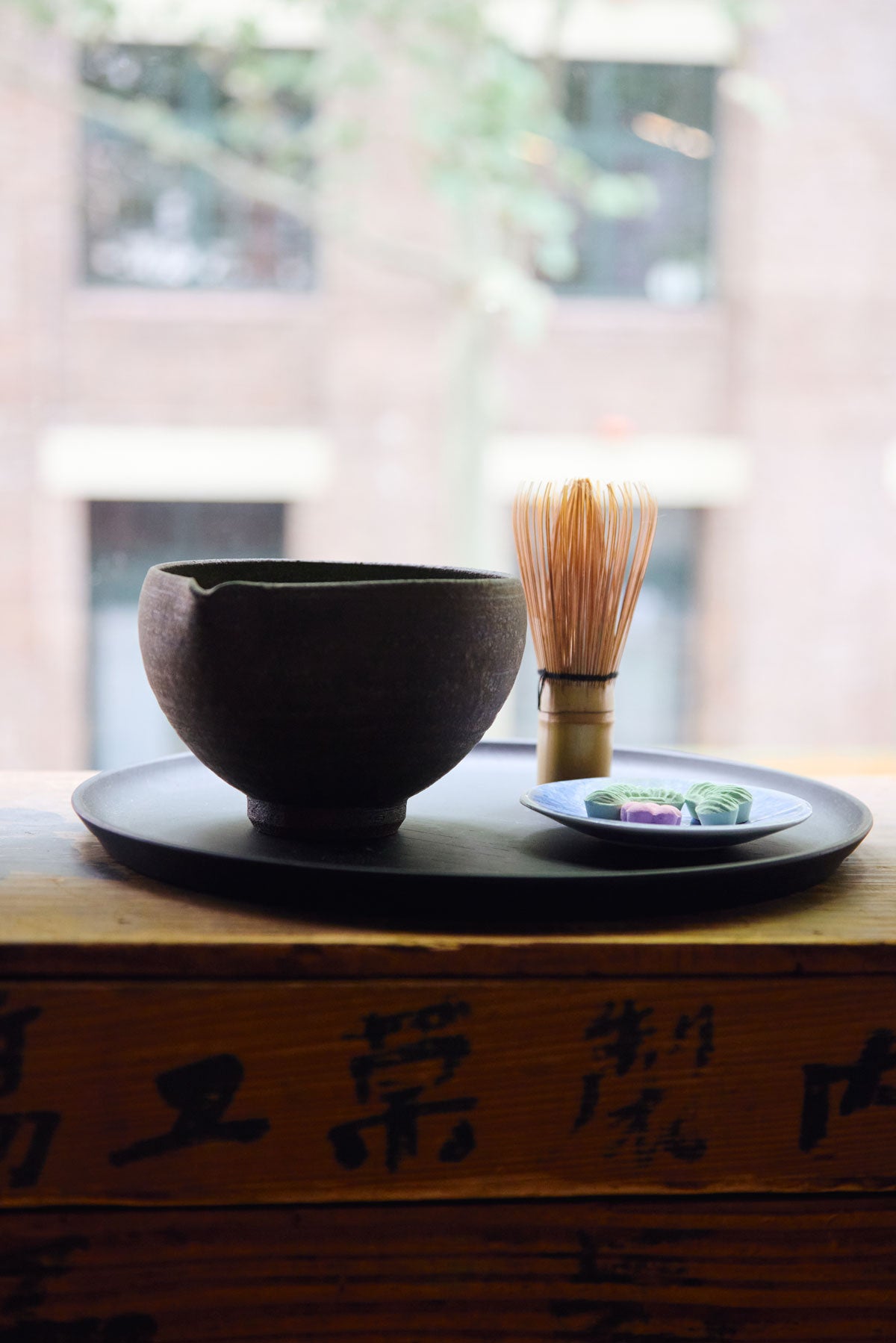Matcha Bowl with Pouring Spout