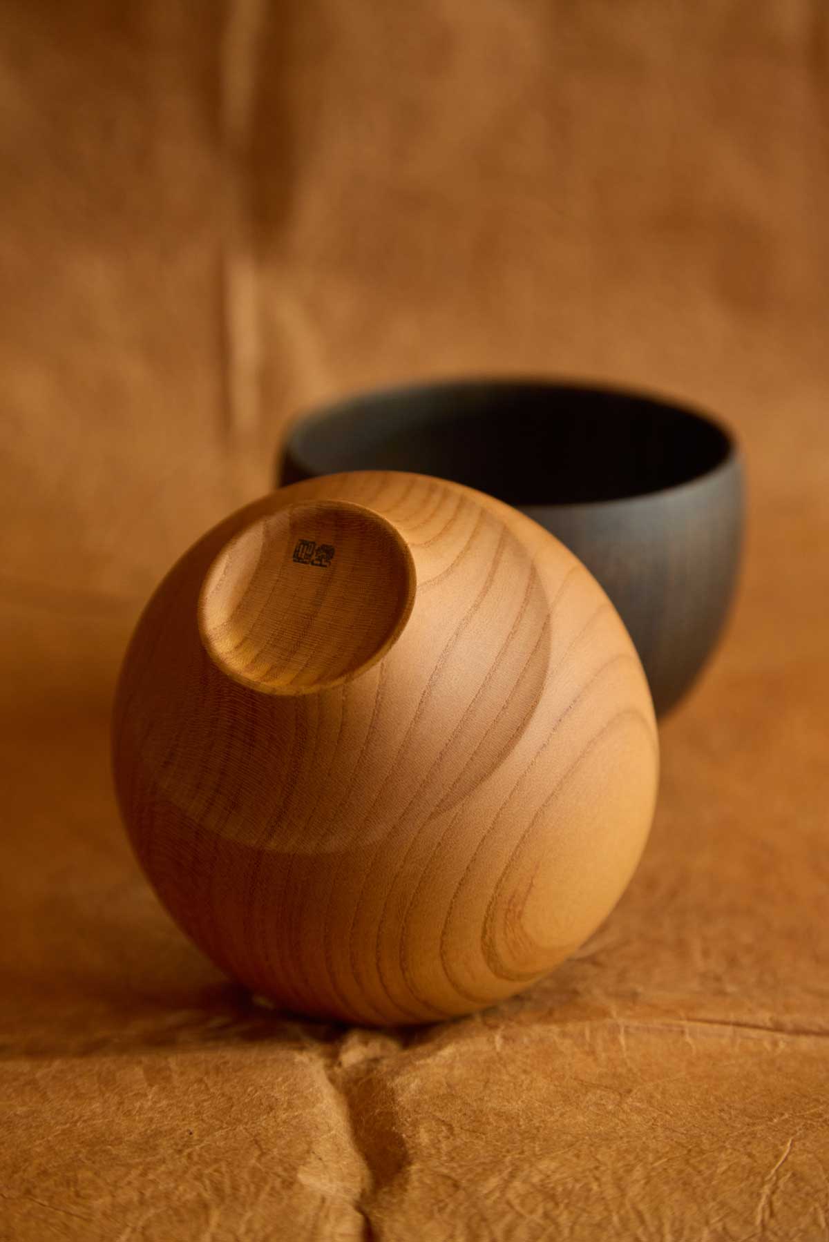 Tsumugi Wooden Bowl