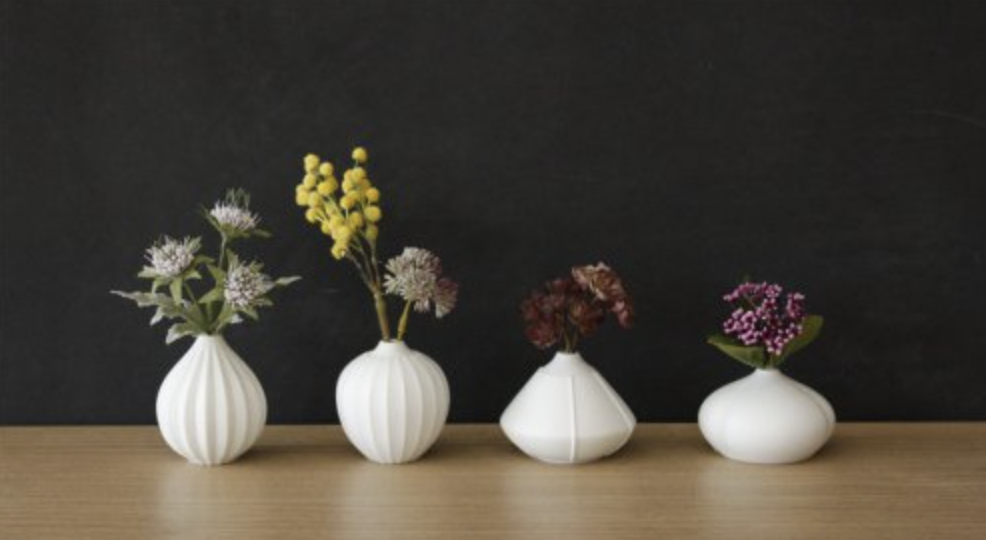 Ichirin vase | Yamaheigama bellfower chamfering icchin three way split japan natie simplynative