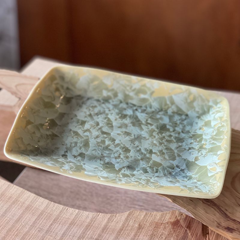 Hana-kessho Rectangular-shaped Dish japan native simplynative