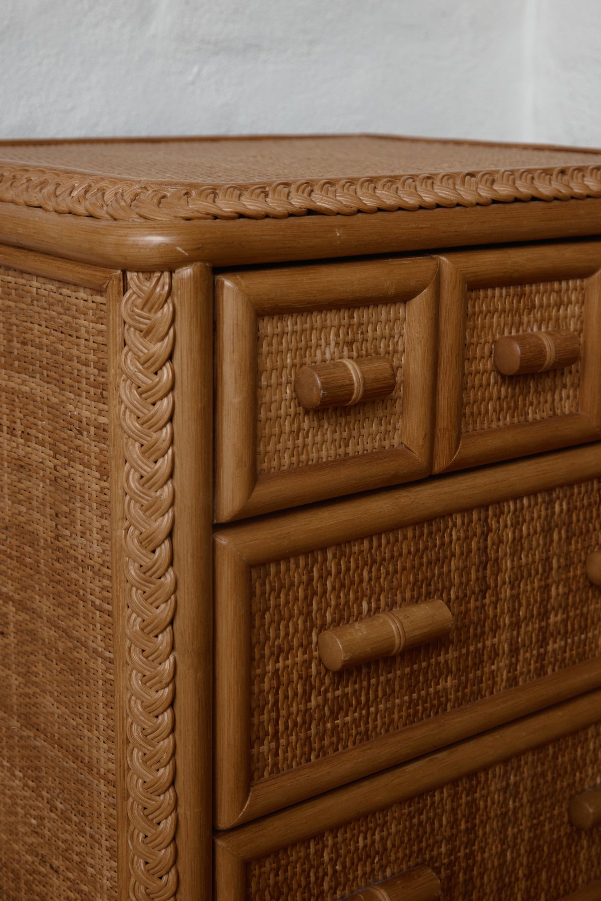 Retro Rattan Chest ラタンチェスト
