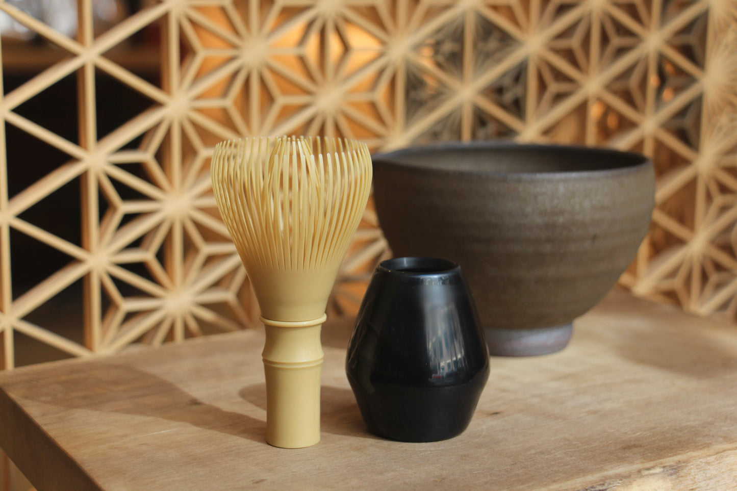 Resin Tea Whisk with Stand | 茶筅 Chasen