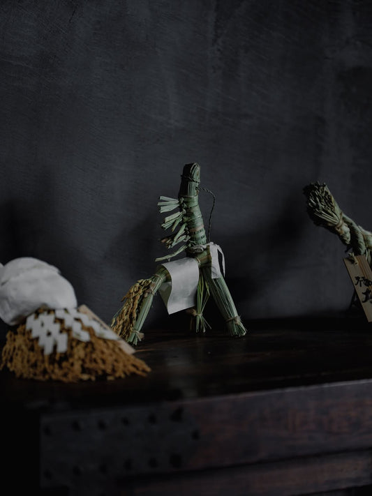 Year of Horse Straw decoration 正月午の藁飾り