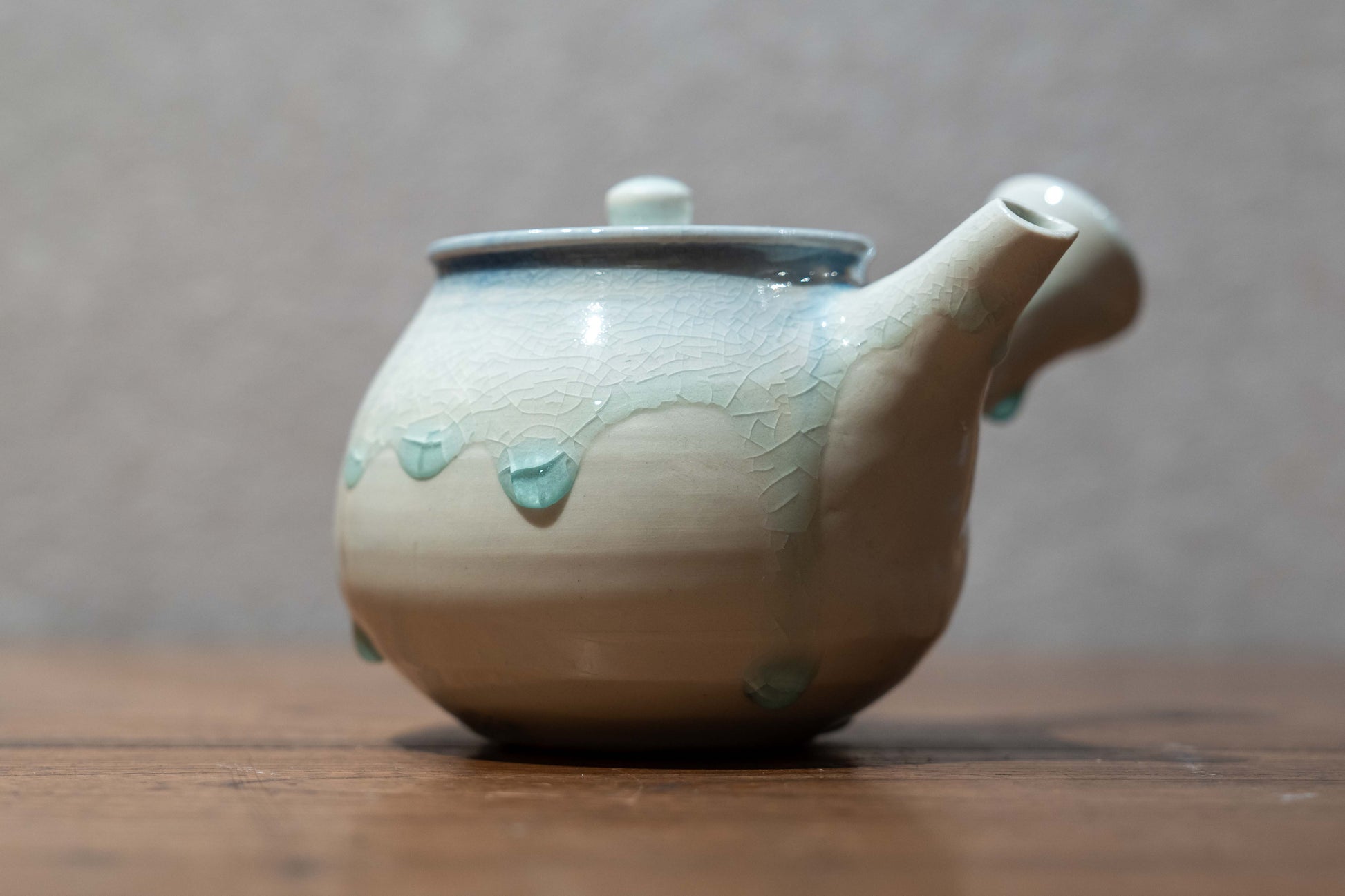 Blue Droplets Teapot & Teacup | Dainichi-gama Tea Japan  SimplyNative Blue