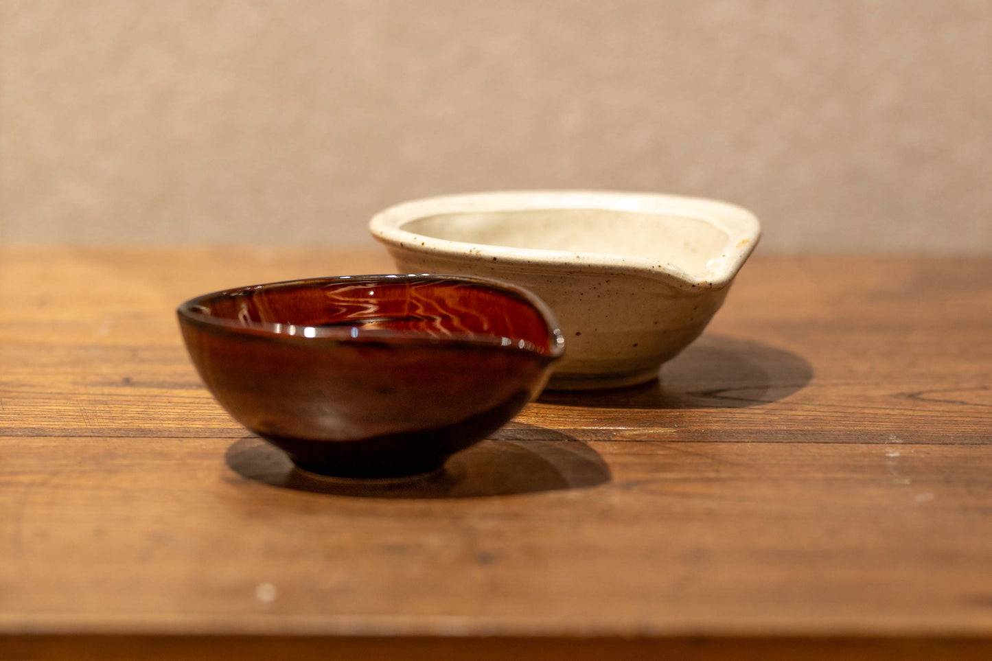 Katakuchi Matcha Serving Bowls urushi glazed bowl white earthy glazed bowl japan native simplynative