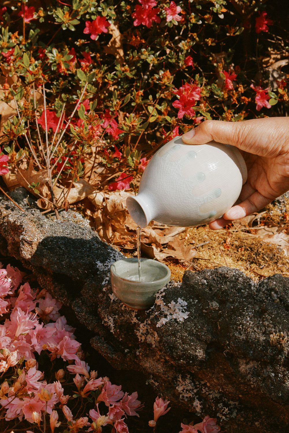Sake Bottle & Cup | Dainichi-gama