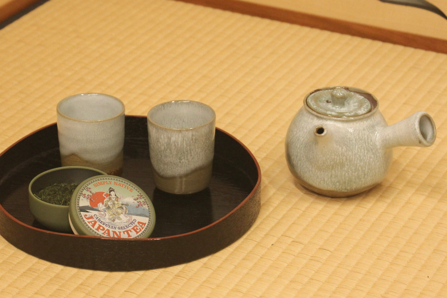 Green Gradient Tea pot / Tea cup | Dainichi-gama