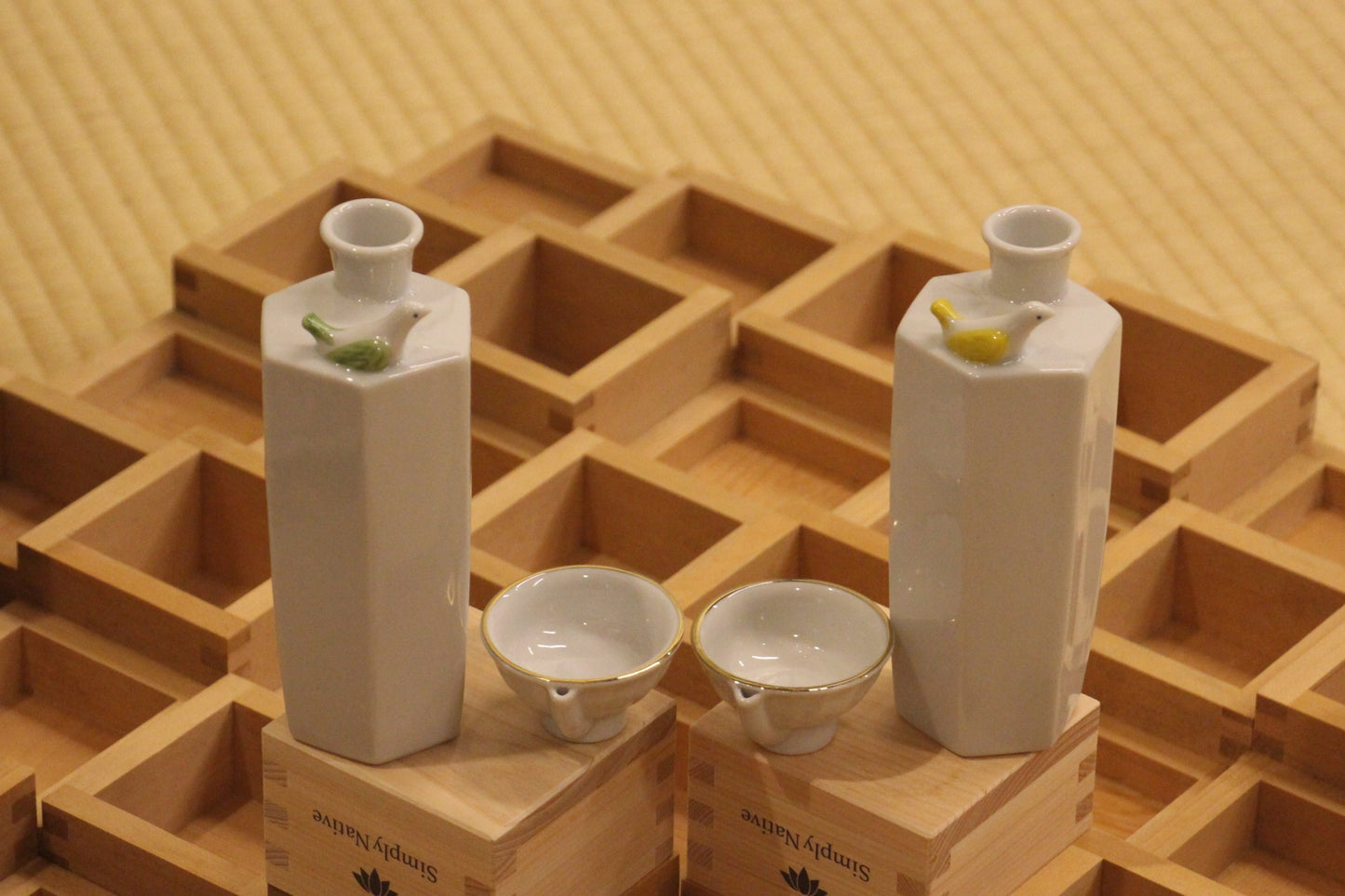 Whistling Uguisu Sake Container Set | Simply Native Original
