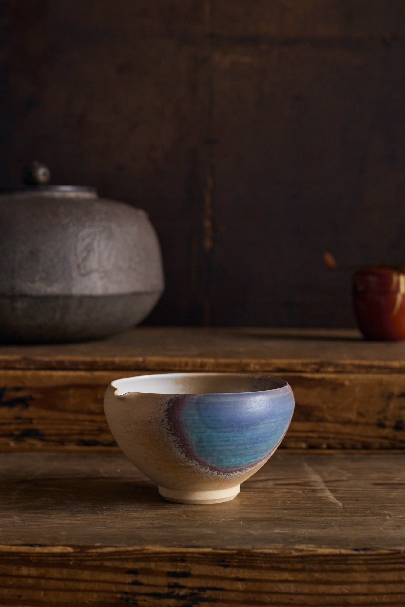 Seasonal Matcha Bowl with Pouring Spout