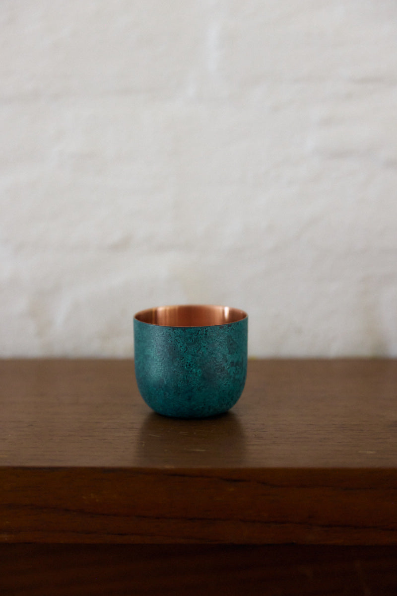 Copper Sake Cup by Momentum Factory Orii