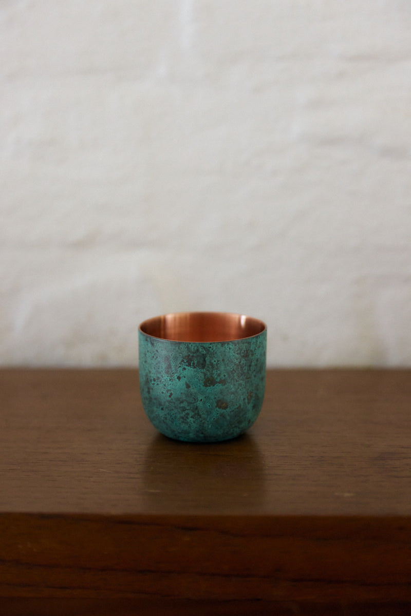 Copper Sake Cup by Momentum Factory Orii