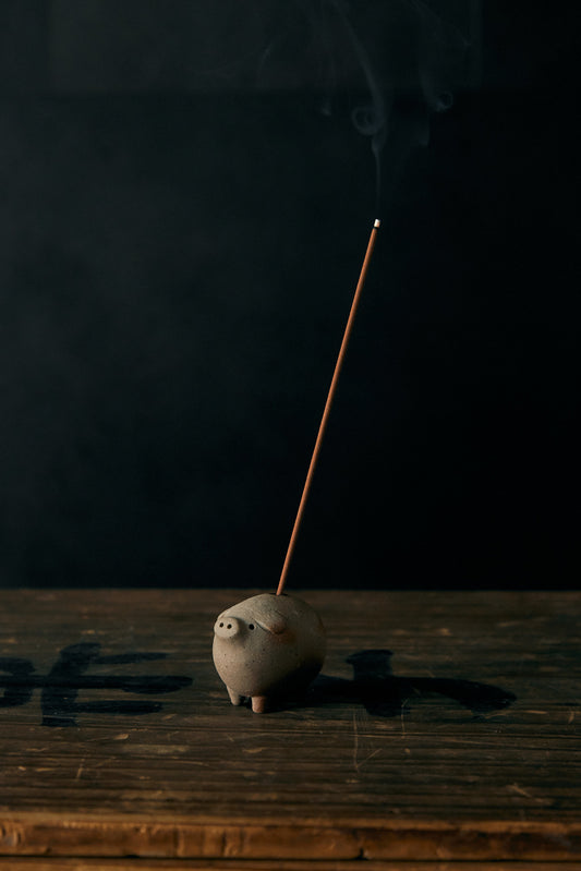 Bizenware Incense Holder