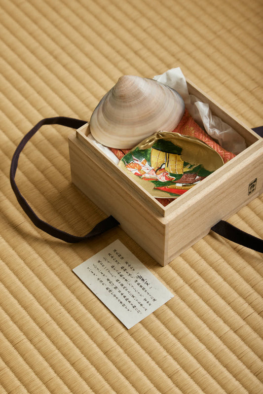 Hand-Painted Kai-Awase Shell 源氏貝合わせ　絵柄お楽しみ