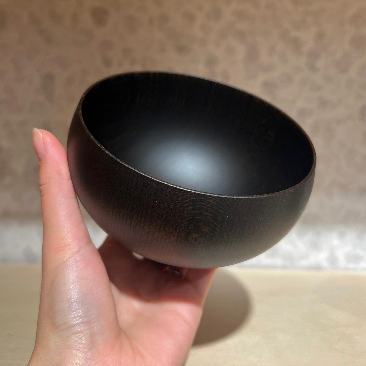 AEKA Round Bowl 　L　Gato Mikio　smoke gray black native simlynative japan