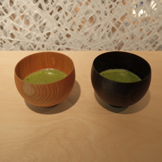 TSUMUGI Wooden Matcha Bowl  | BY: Gato Mikio