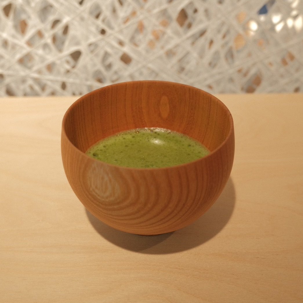 TSUMUGI Wooden Matcha Bowl  | BY: Gato Mikio