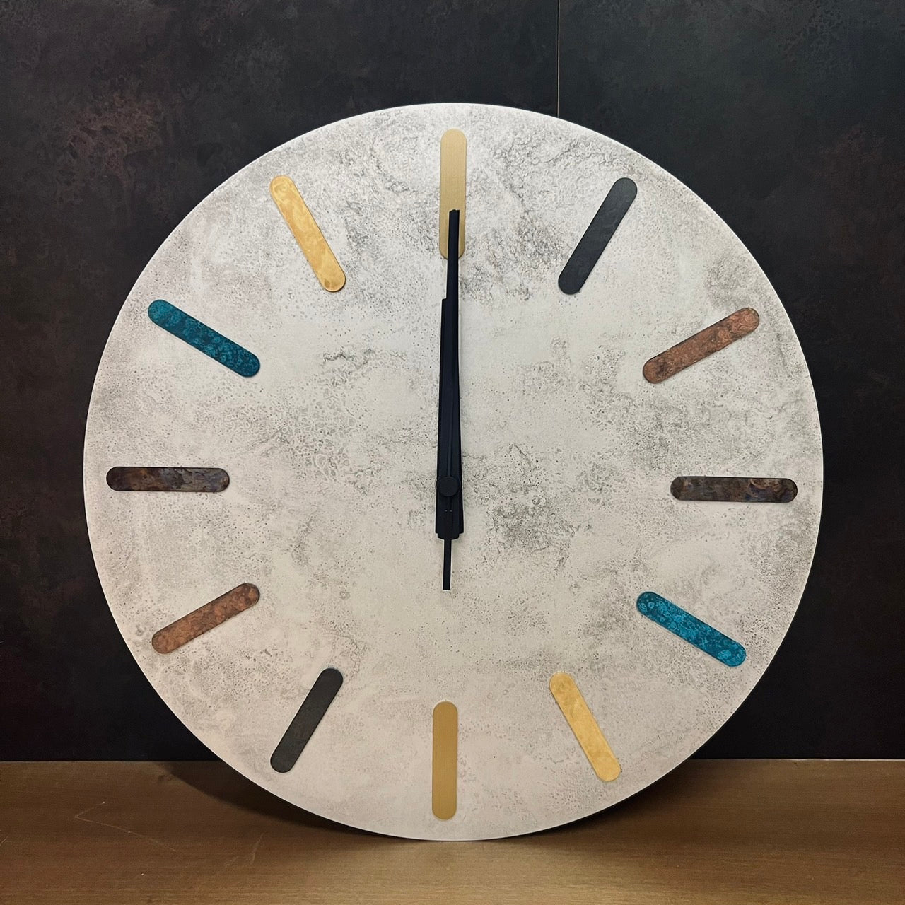 Colourful Times Clock | Momentum Factory Orii brass silver native simplynative  japan 