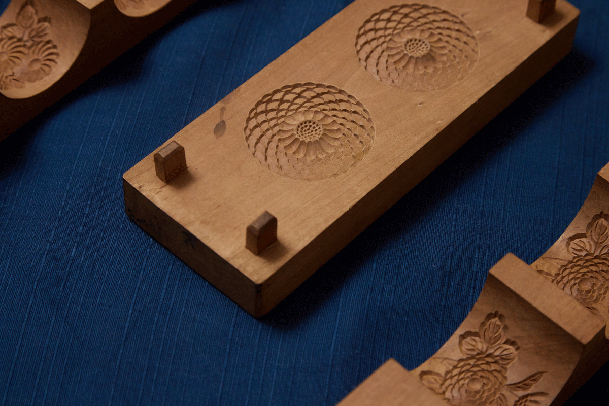 Antique Wagashi Mould Assortment