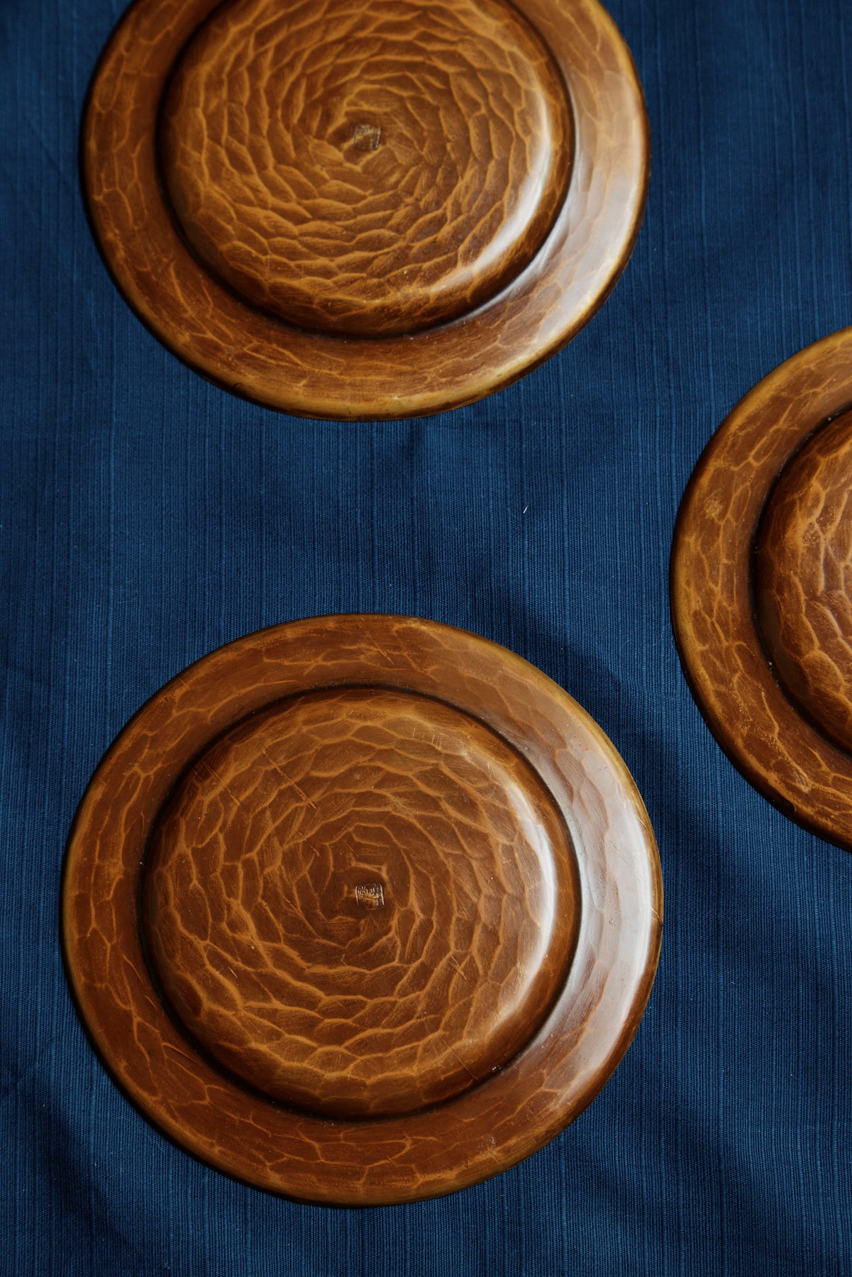 Antique Lacquered Copper Plates 銅皿