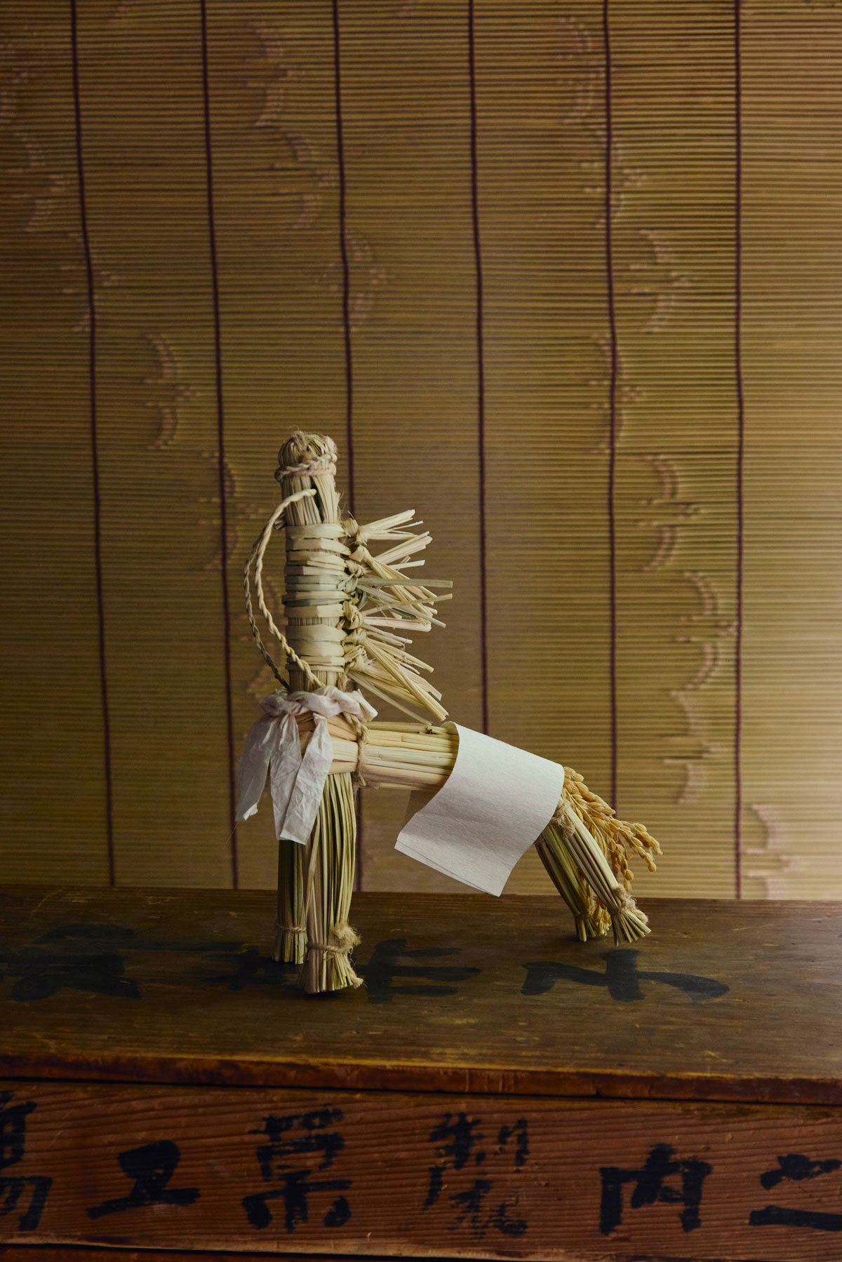 Year of Horse Straw decoration 正月午の藁飾り
