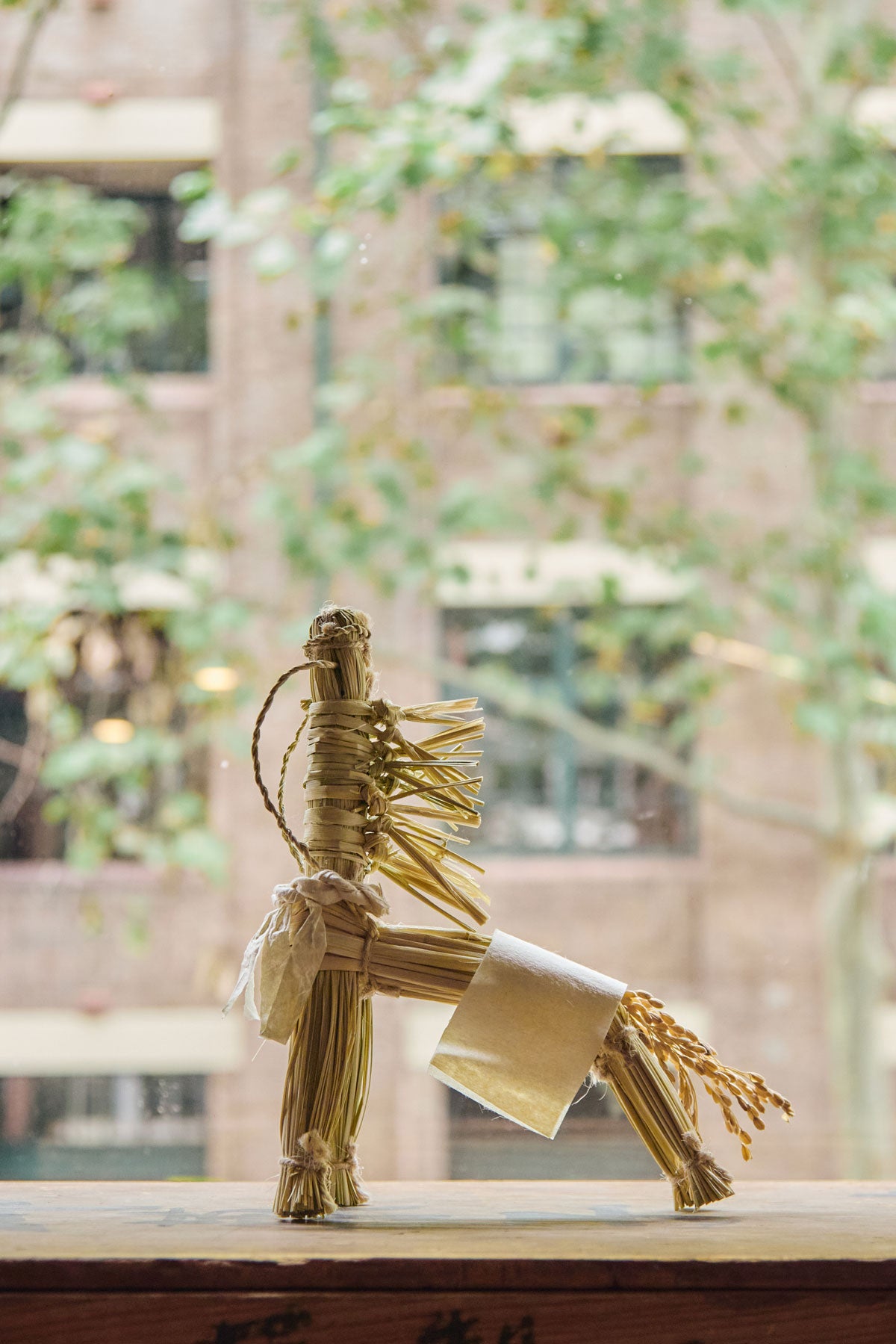 Year of Horse Straw decoration 正月午の藁飾り