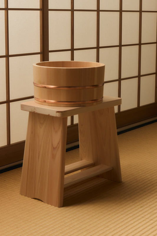 Hinoki Bath Stool