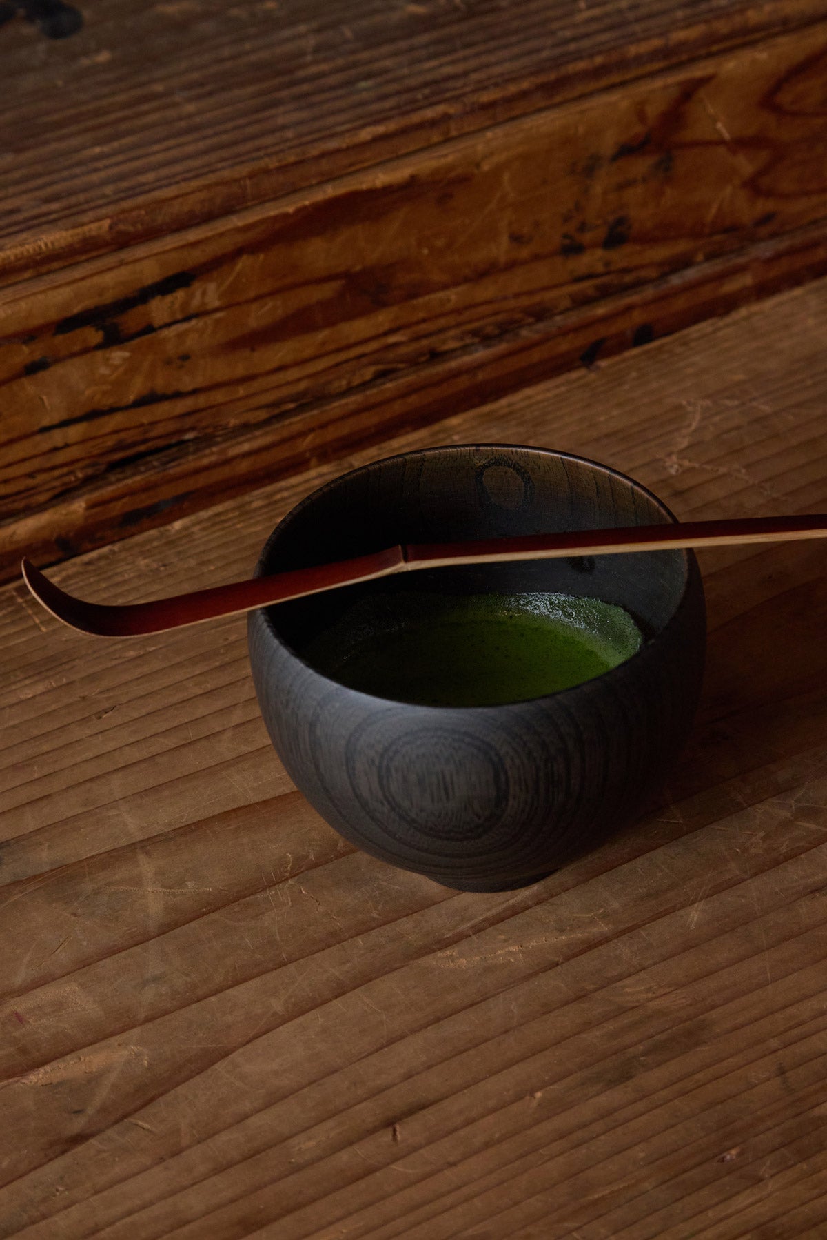 Premium Smoked Bamboo Matcha Chashaku Spoon/Scoop