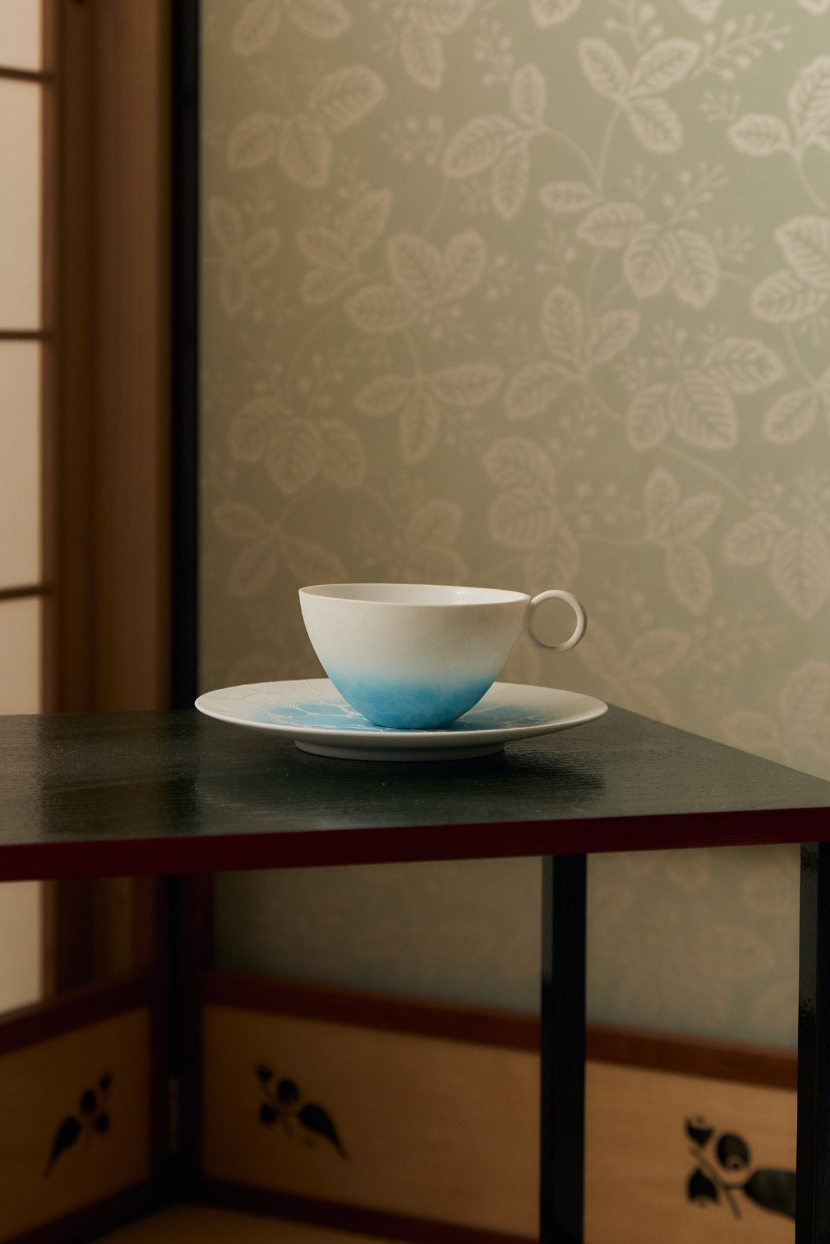 Awa Egg Shell Coffee Cup & Saucer