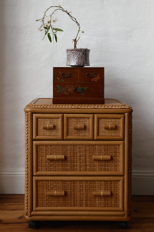 Retro Rattan Chest ラタンチェスト