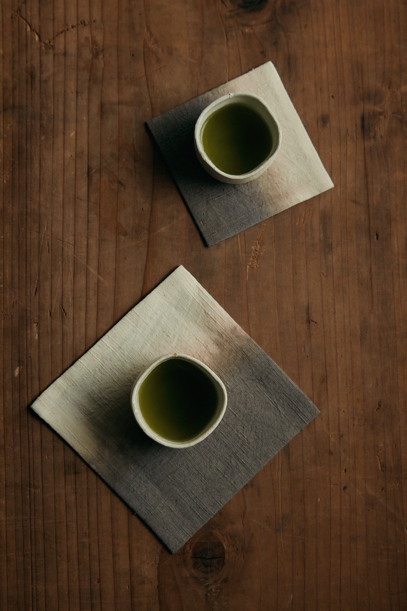 Sourindou Tea-Dyed Silk Coasters