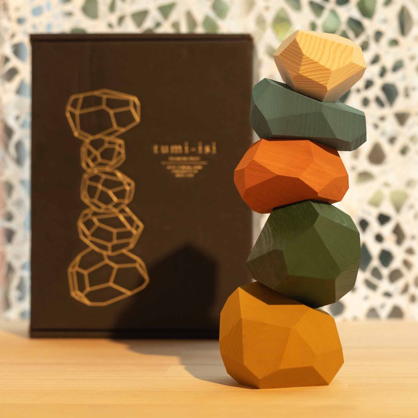 Tumi-isi balancing wooden blocks | BY: Daimon Kanno 【Online Only!】