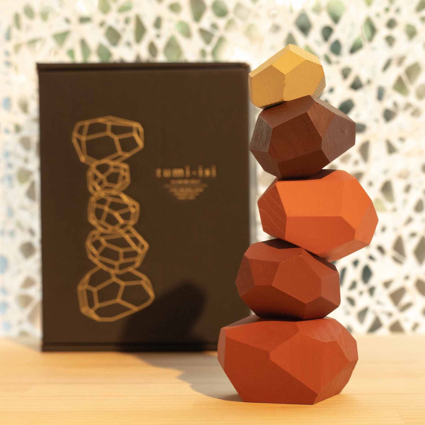 Tumi-isi balancing wooden blocks | BY: Daimon Kanno 【Online Only!】