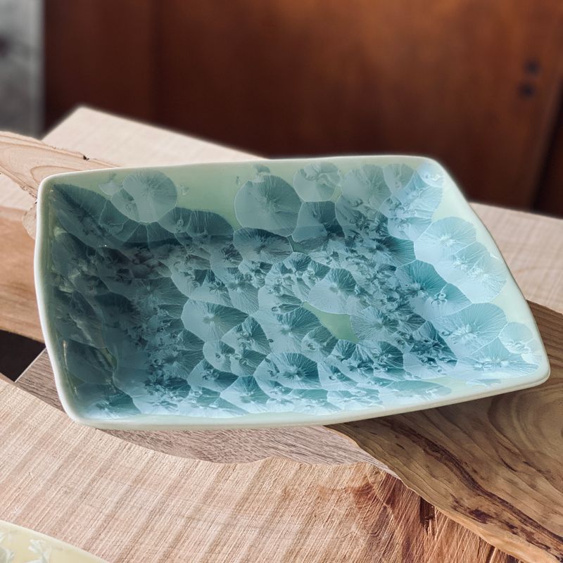 Hana-kessho Rectangular-shaped Dish japan native simplynative