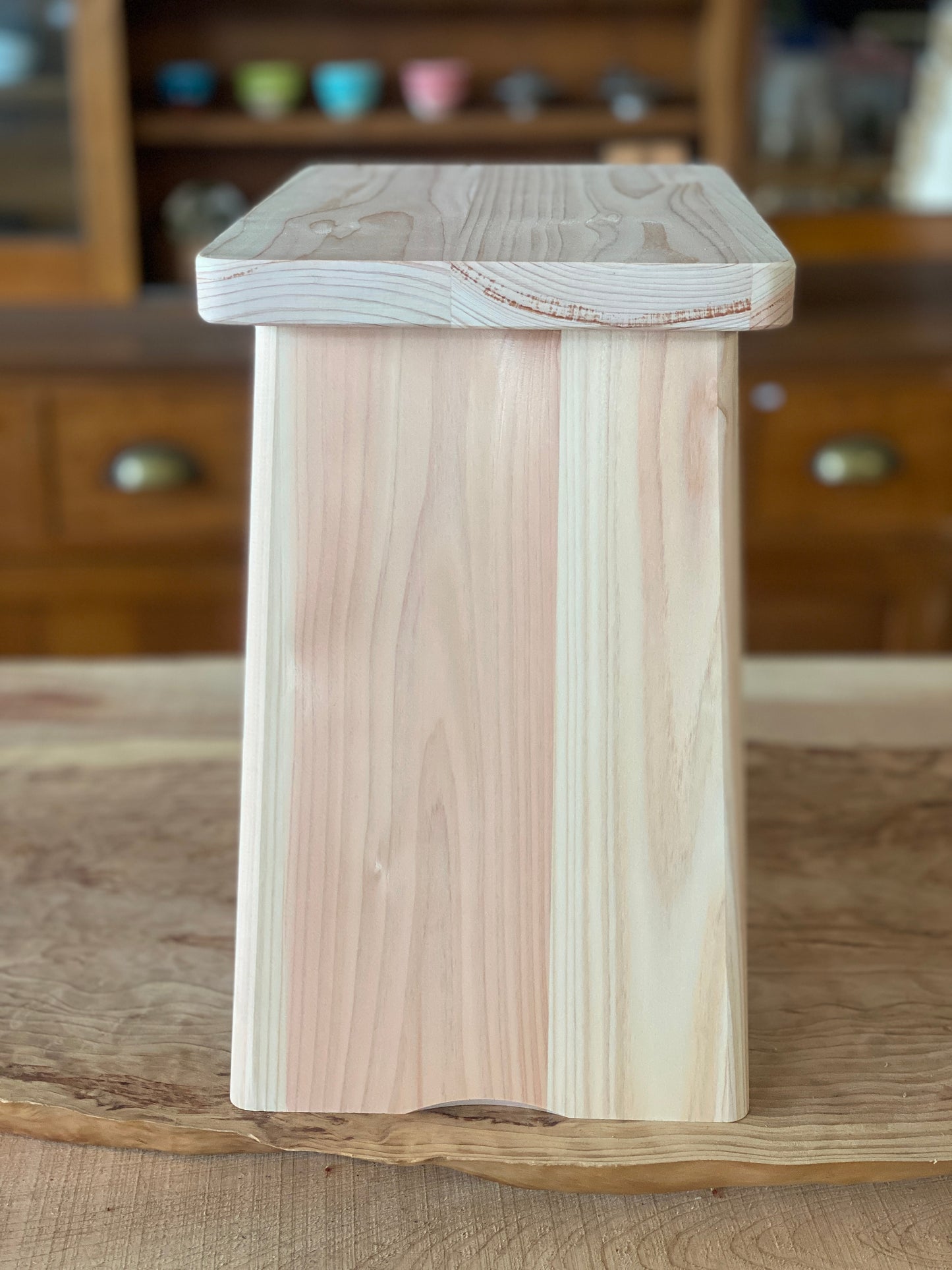 Hinoki Bath Stool