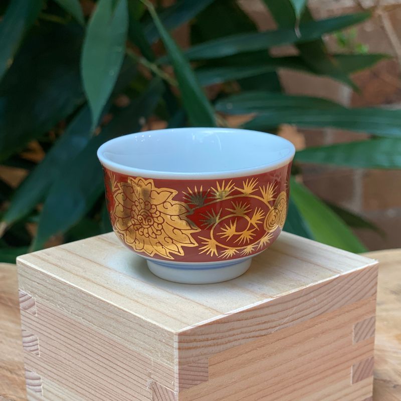 Kutani Sake Cup '九谷焼' | SEIKOU