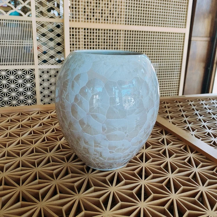 Flower Vase (Large)| Kumagai '熊谷聡商店' light blue yellow brown blue japan native simplynative