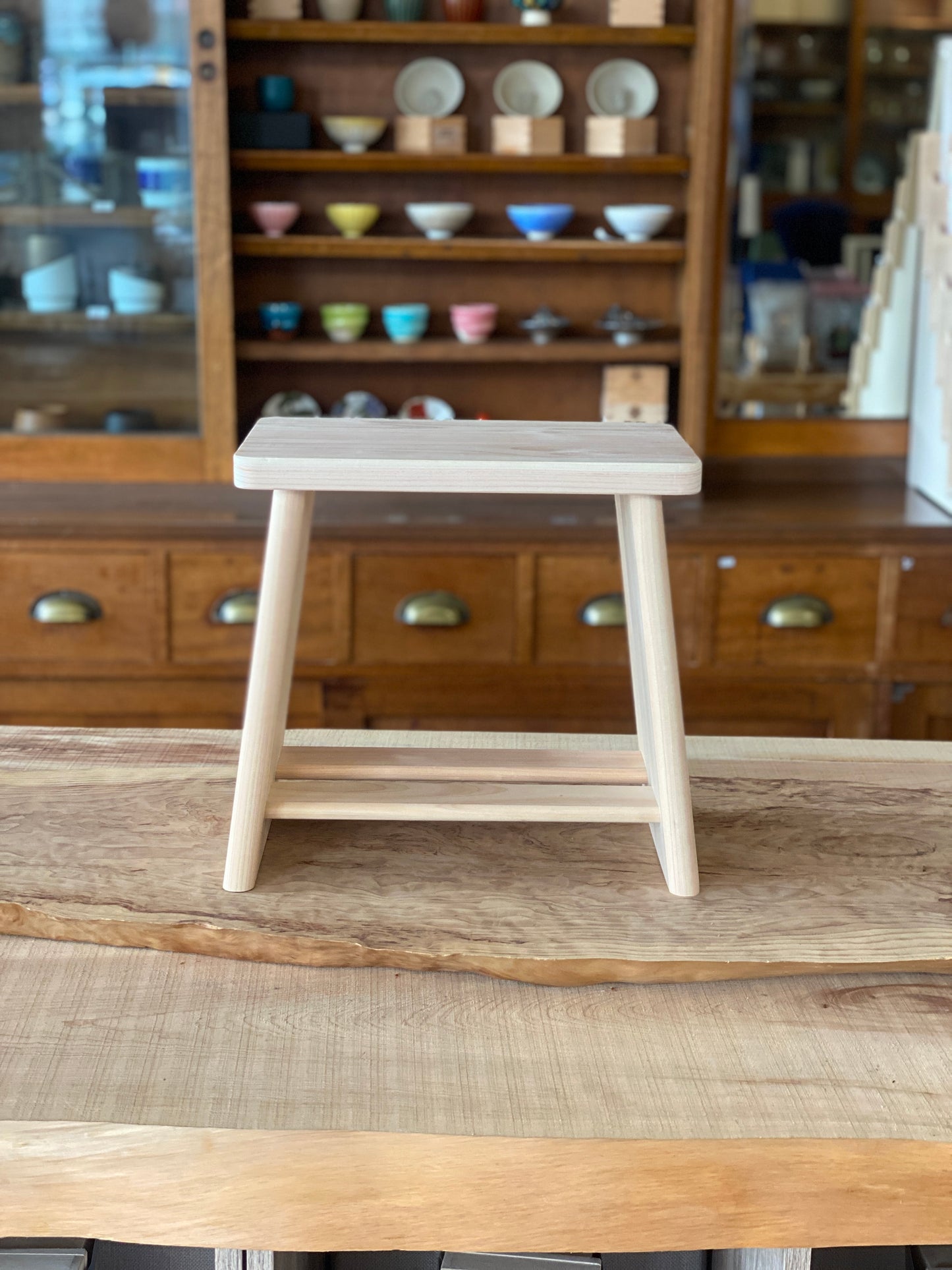 Hinoki Bath Stool