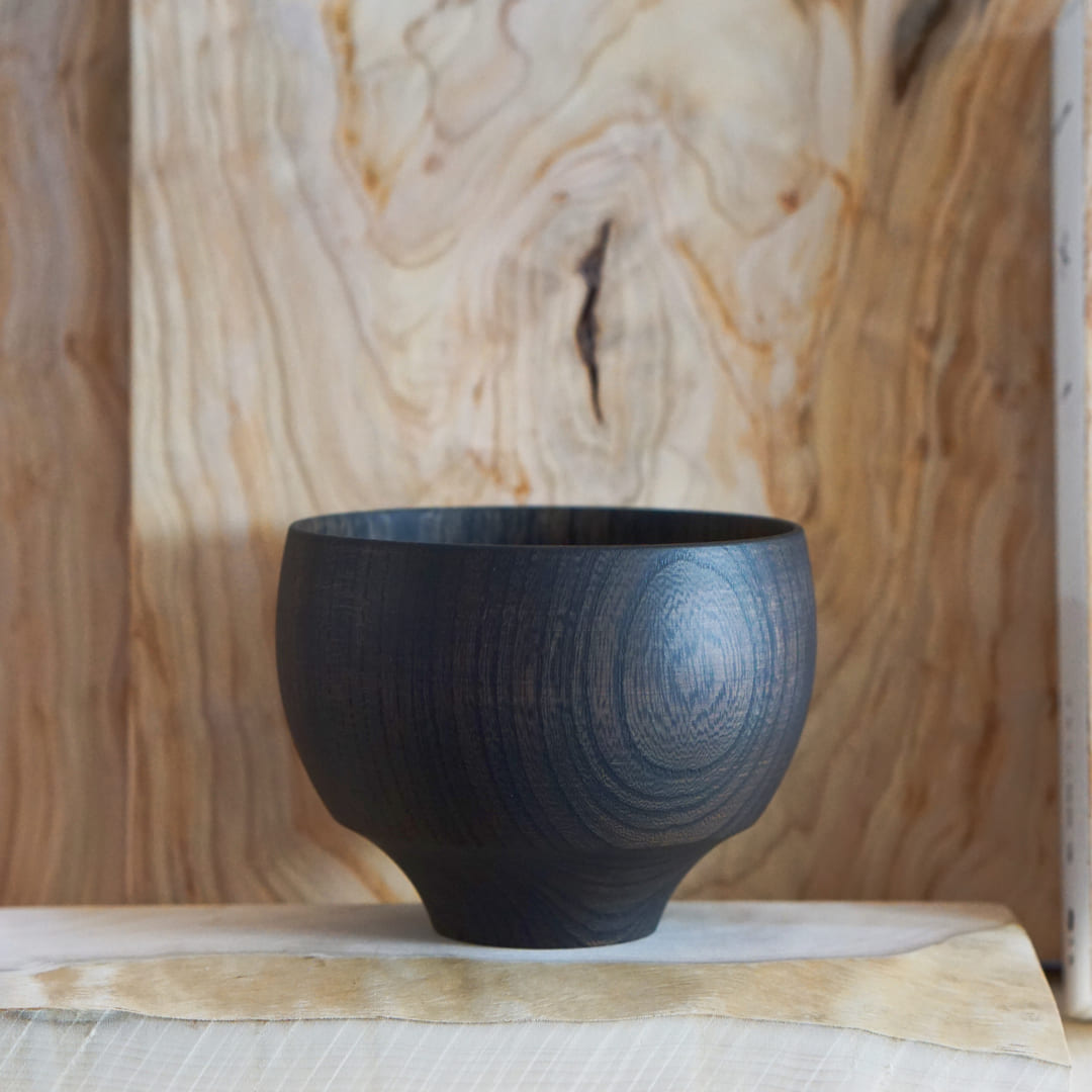 TSUMUGI Wooden Matcha Bowl  | BY: Gato Mikio