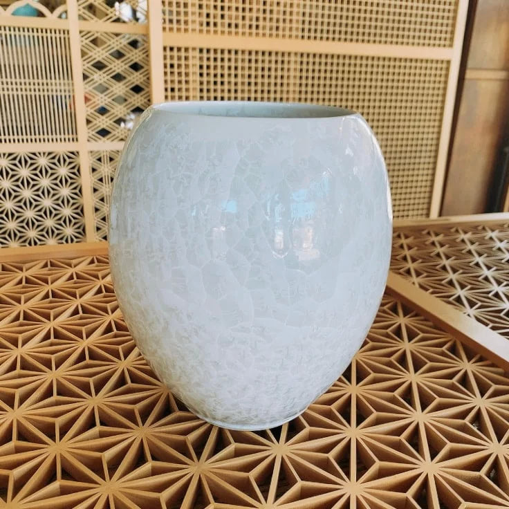 Flower Vase (Large)| Kumagai '熊谷聡商店' light blue yellow brown blue japan native simplynative