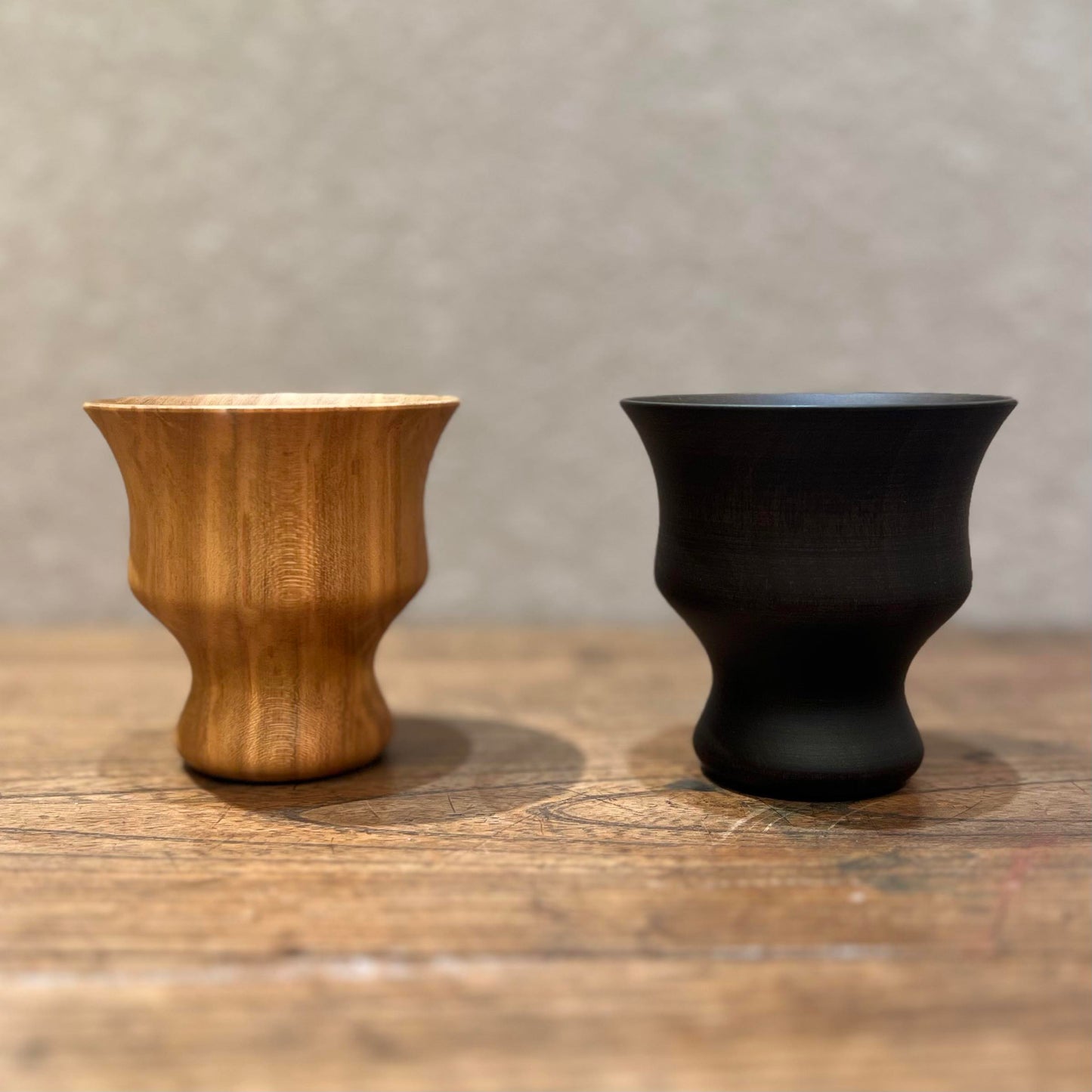 FORM Sake Cup | Gato Mikio, Yamanaka, Japan plain black native simplynative