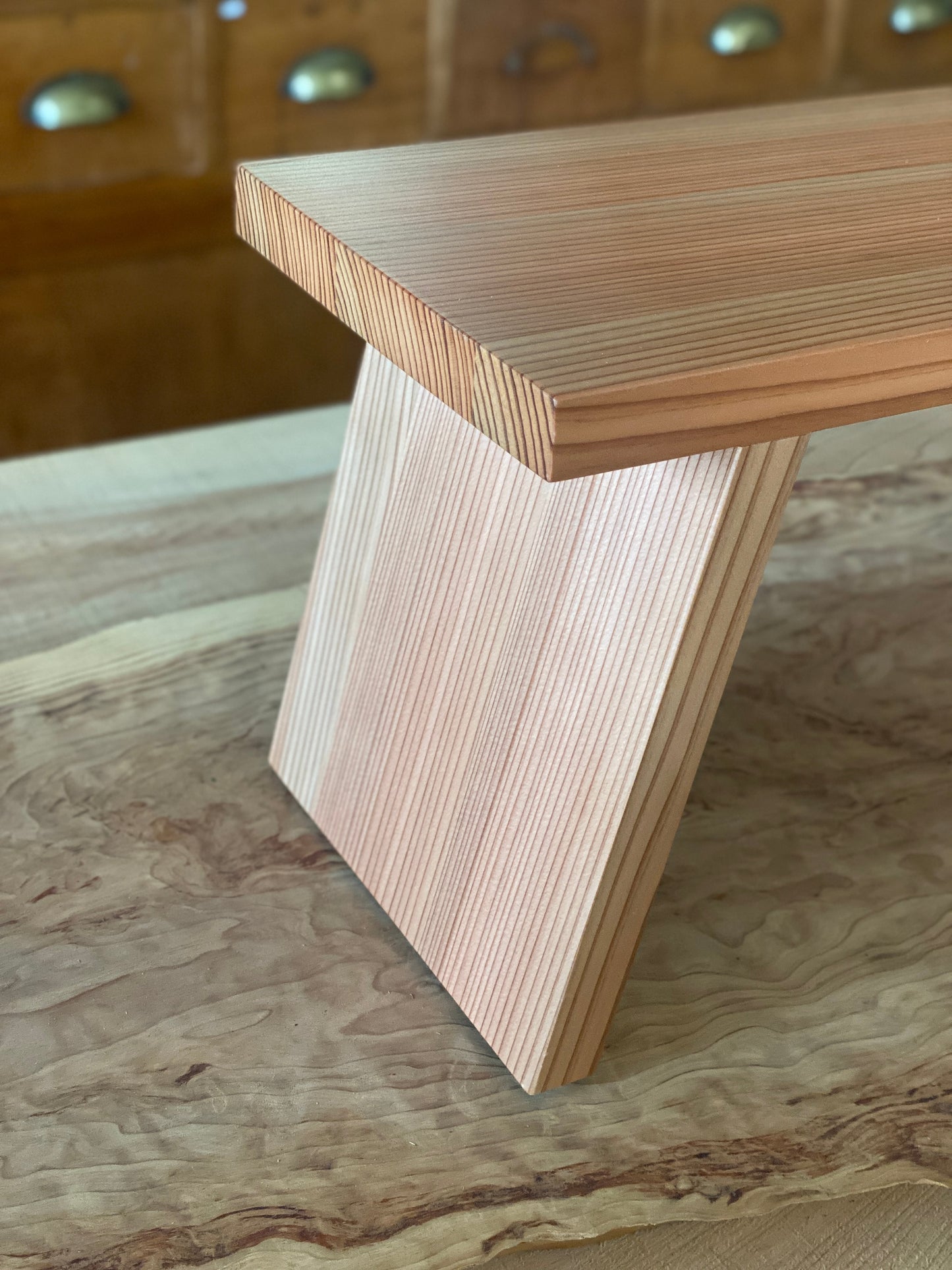 Nikkō Cedar Bath Stool