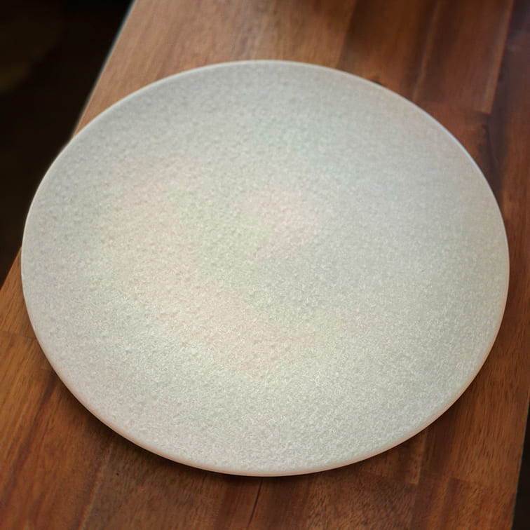 Hana-kessho Saku '咲' series Large Plate | KUMAGAI　blue pink white japan native simlynative