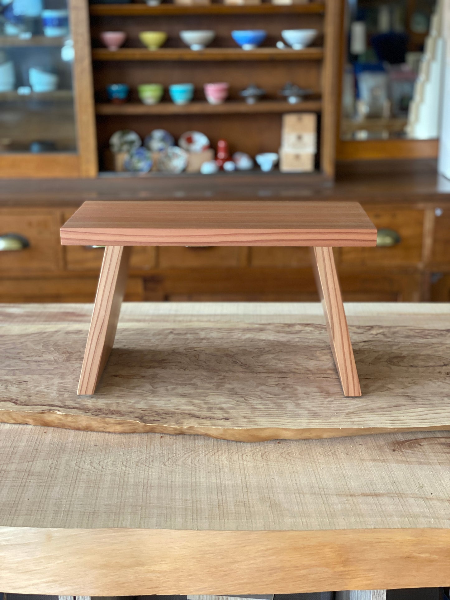 Nikkō Cedar Bath Stool