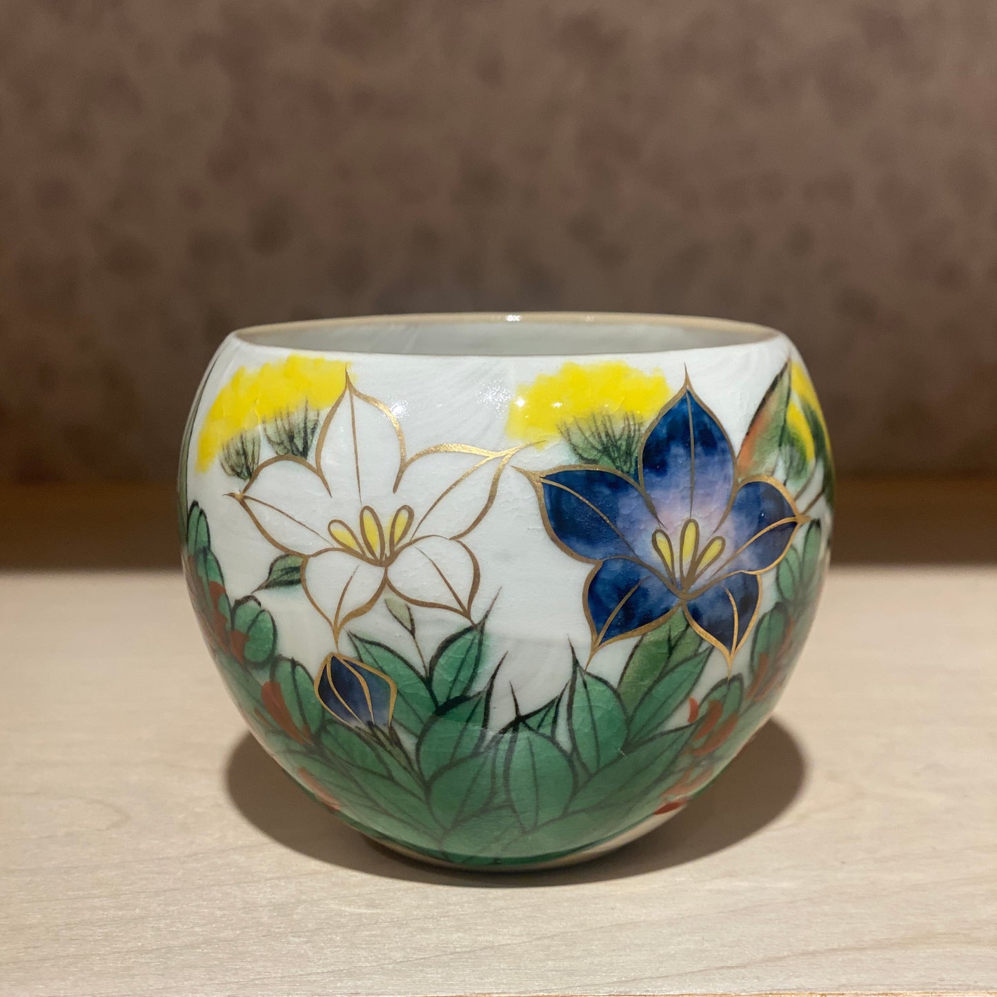 Kyoto Seasonal Flower Tea Cup | KUMAGAI