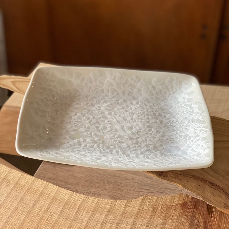 Hana-kessho Rectangular-shaped Dish japan native simplynative